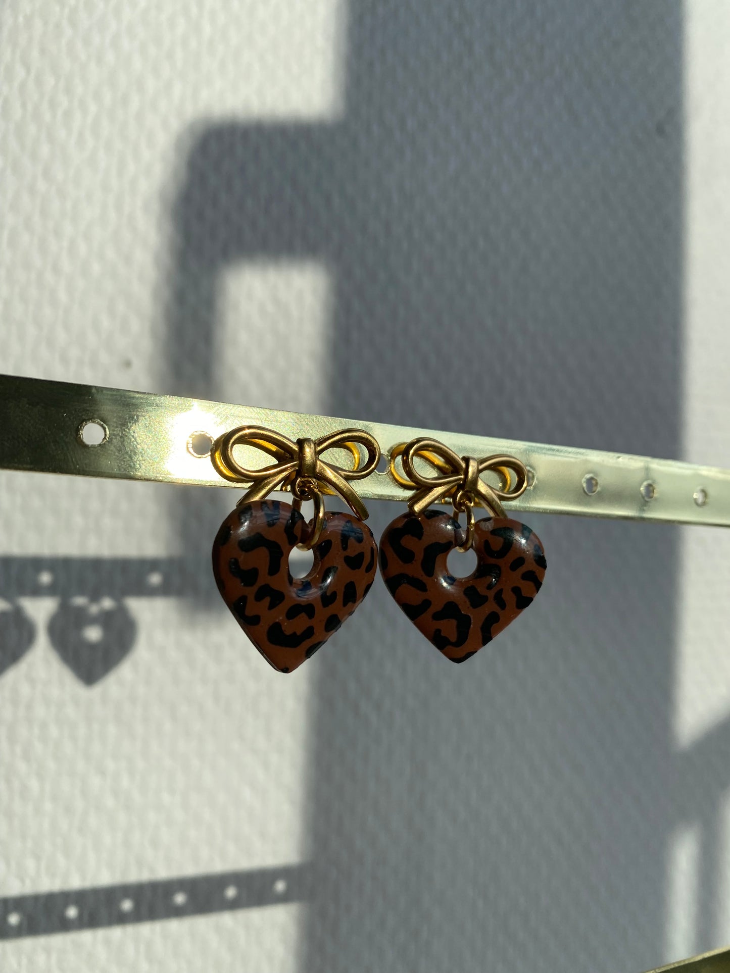 Marina I Boucles d'oreilles léopard