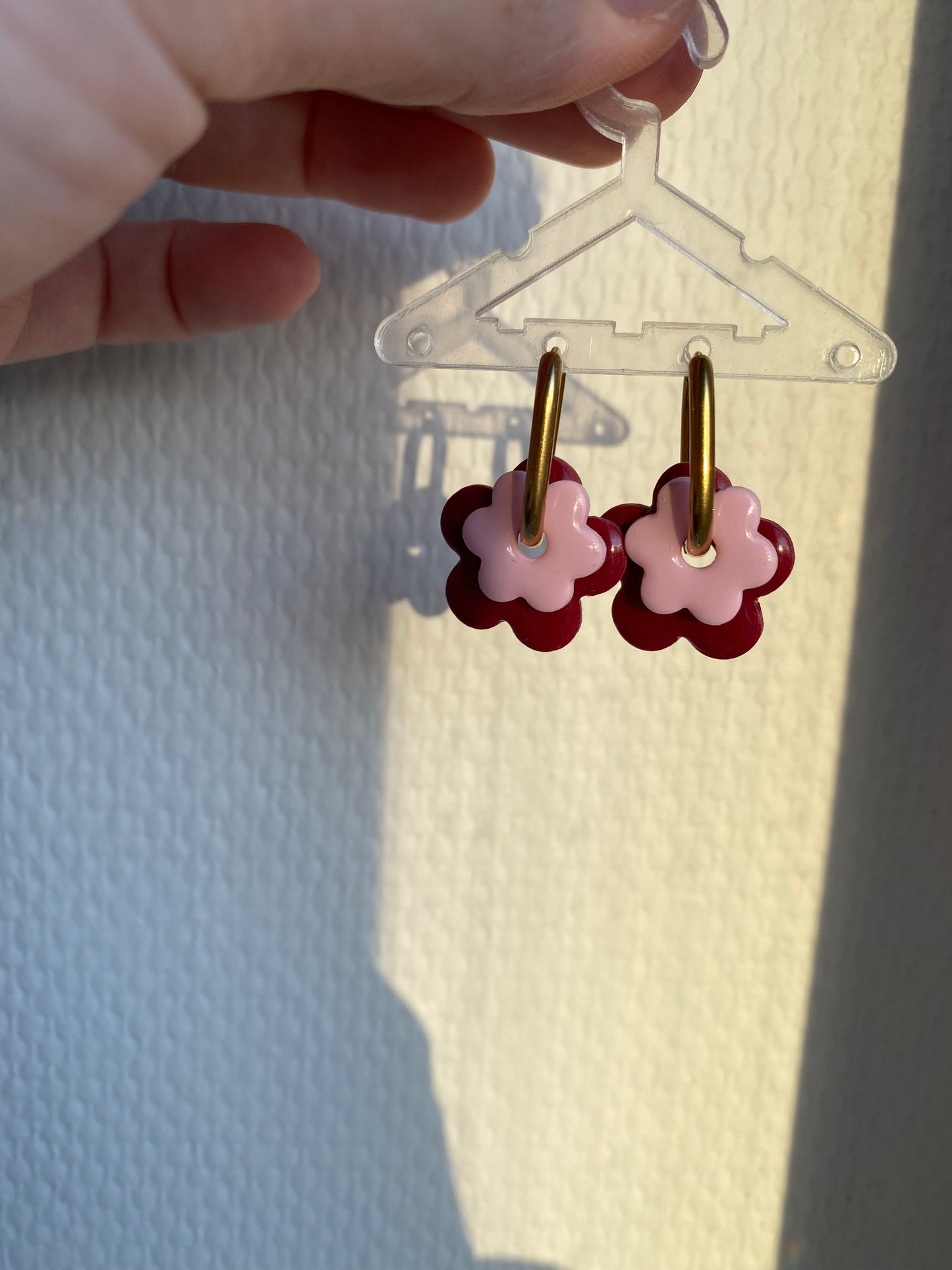 Duo Violettes I Breloques fleurs unies ( sans créoles )