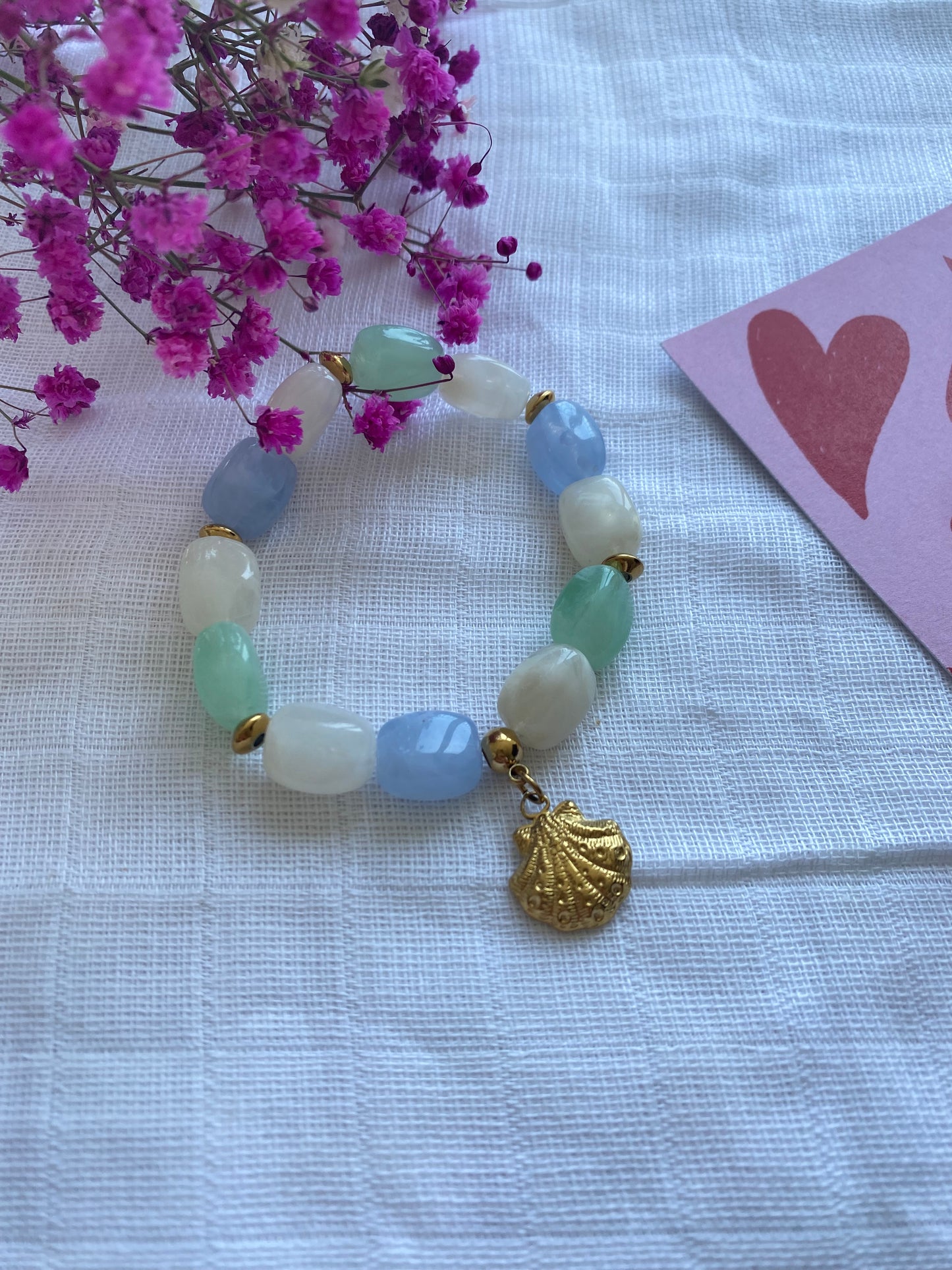 Lua - bracelet élastique coloré