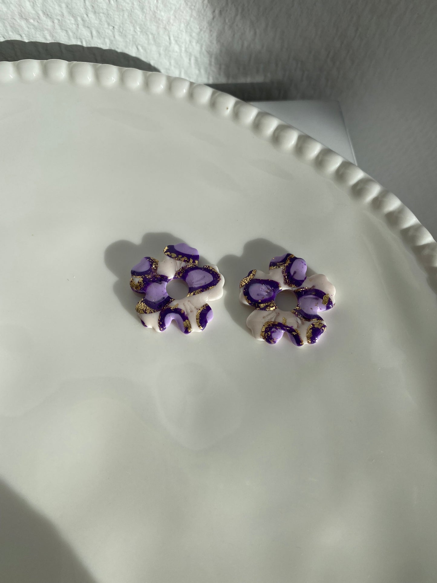 Pénélope I Fleurs interchangeable colorés ( sans créoles )