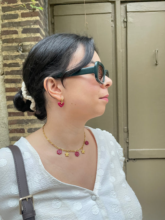 Sandie I collier fleurie