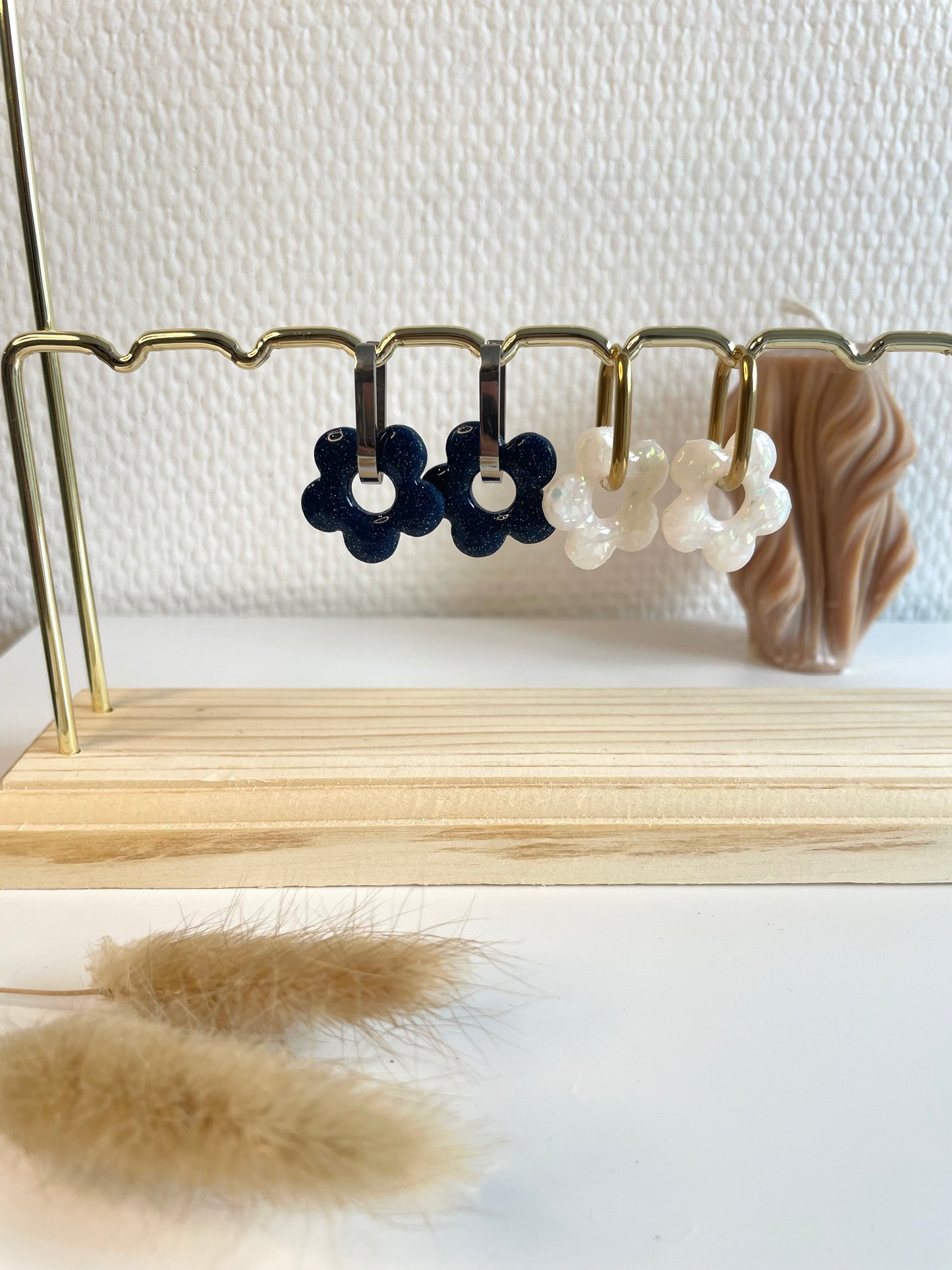 Candice I fleurs interchangeables ( sans créoles )