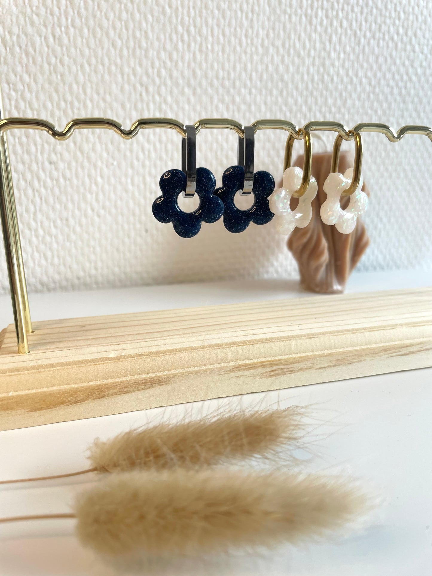 Candice I fleurs interchangeables ( sans créoles )