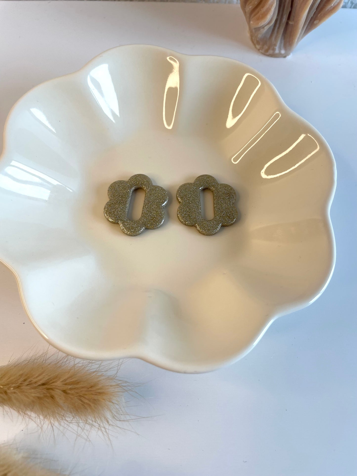 Laure I Fleurs interchangeables brillante ( sans créoles )