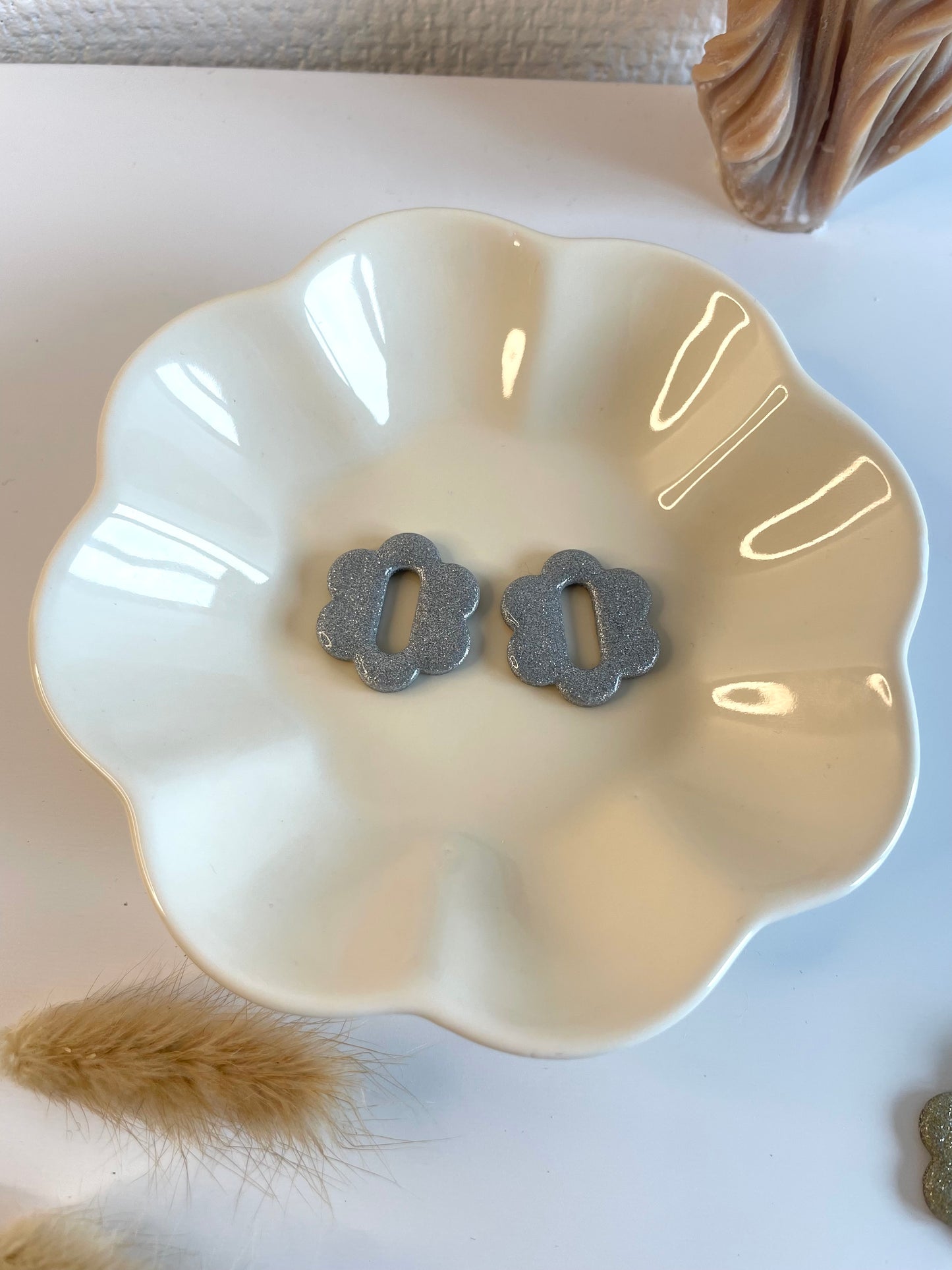 Laure I Fleurs interchangeables brillante ( sans créoles )