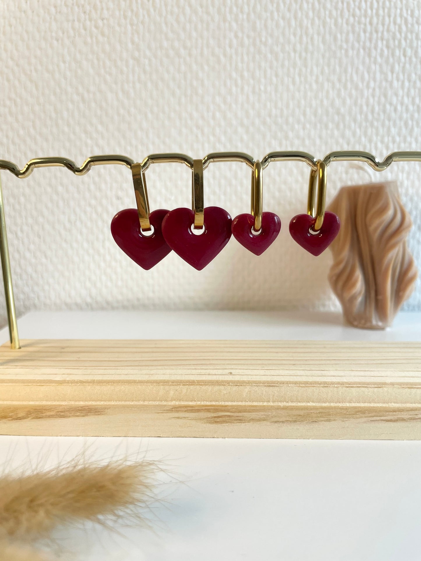 Léna I Coeurs interchangeables ( sans créoles )