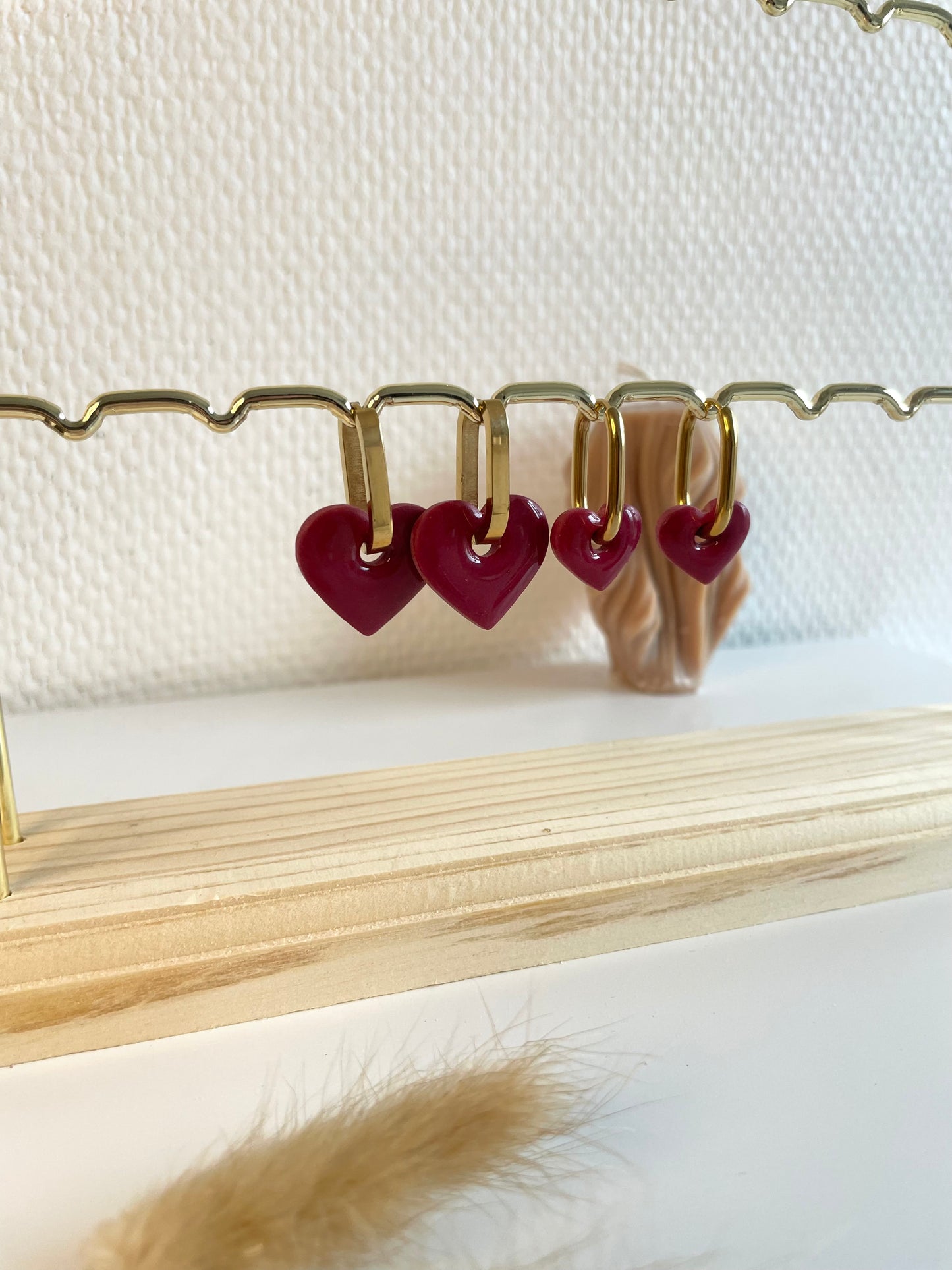 Léna I Coeurs interchangeables ( sans créoles )