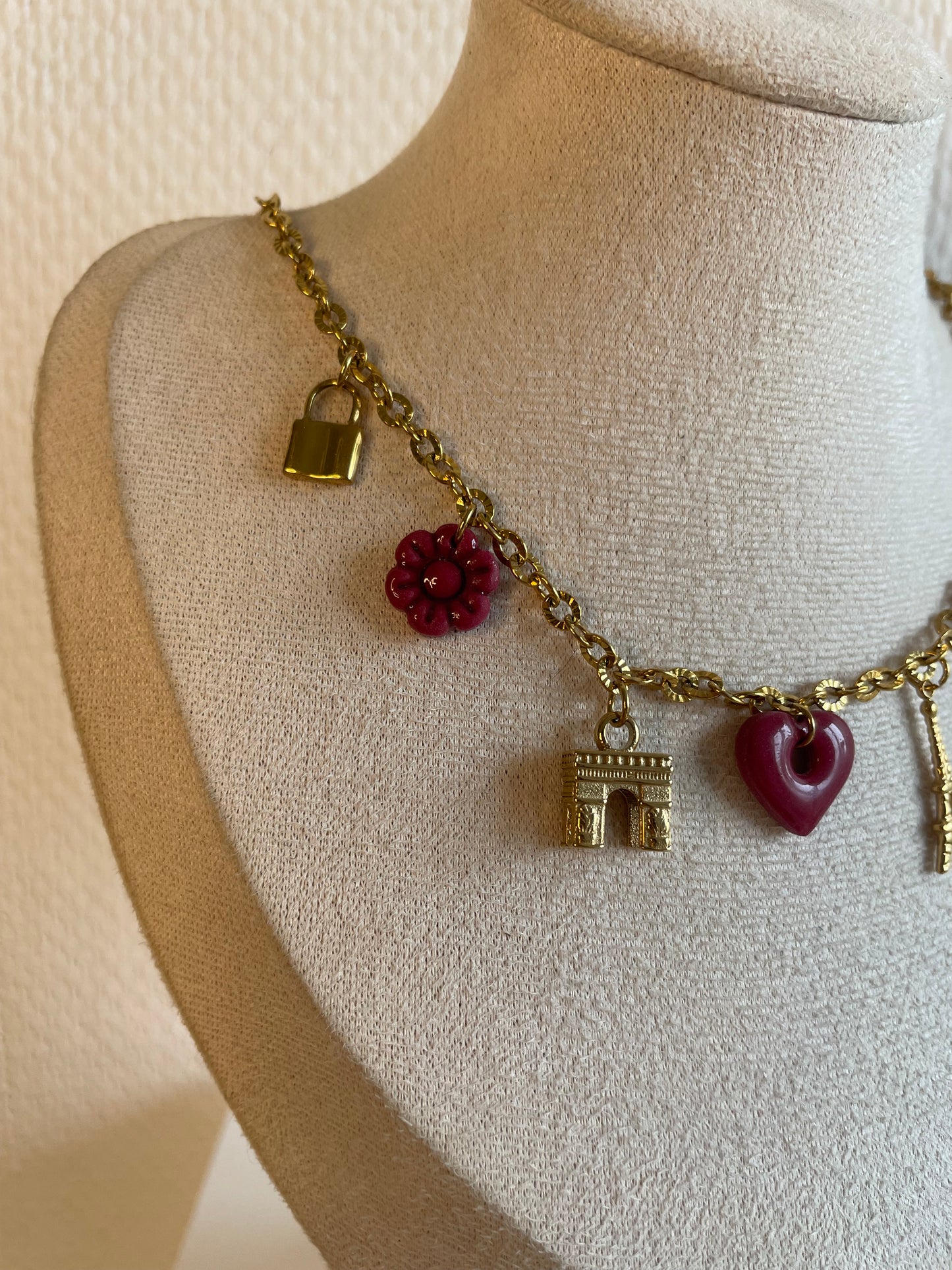 Paris I collier multi breloques