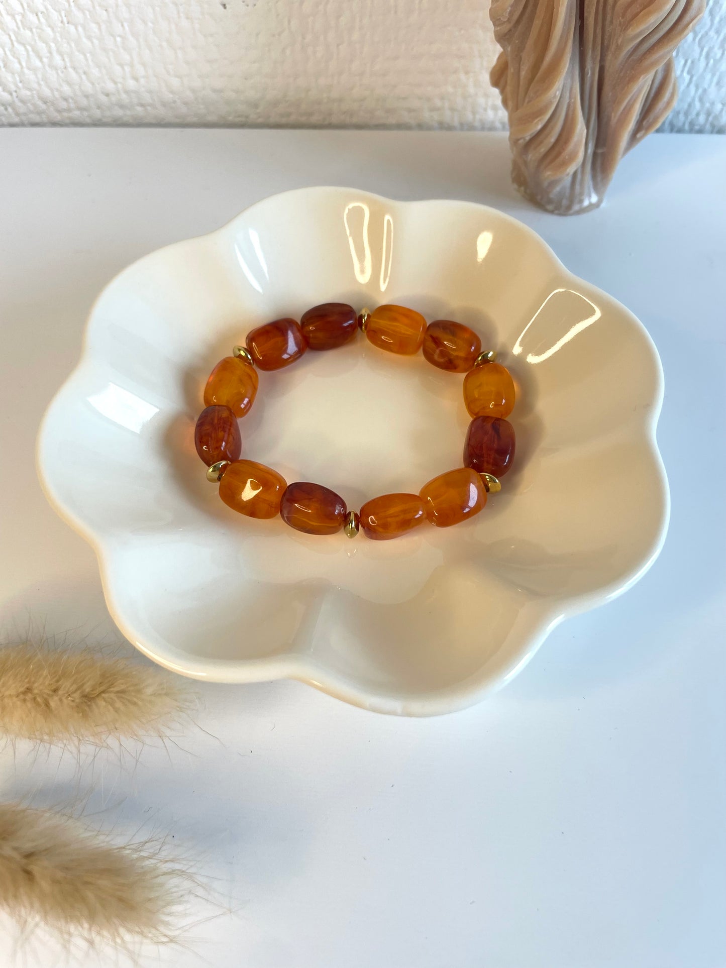 Garance I Bracelet perles acrylique ( 8 coloris )