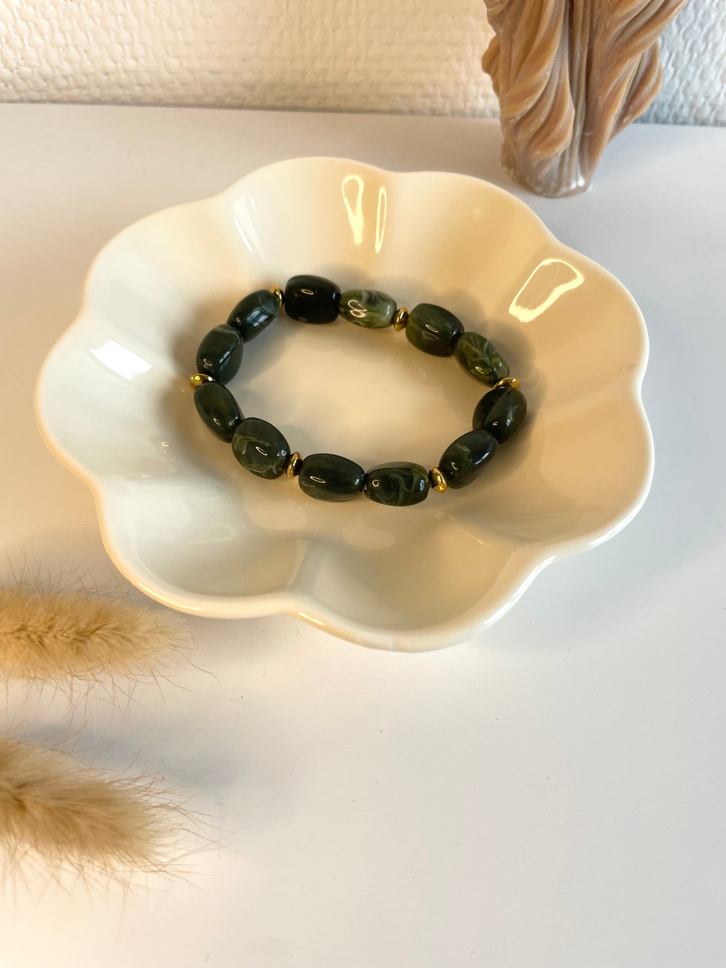 Garance I Bracelet perles acrylique ( 8 coloris )