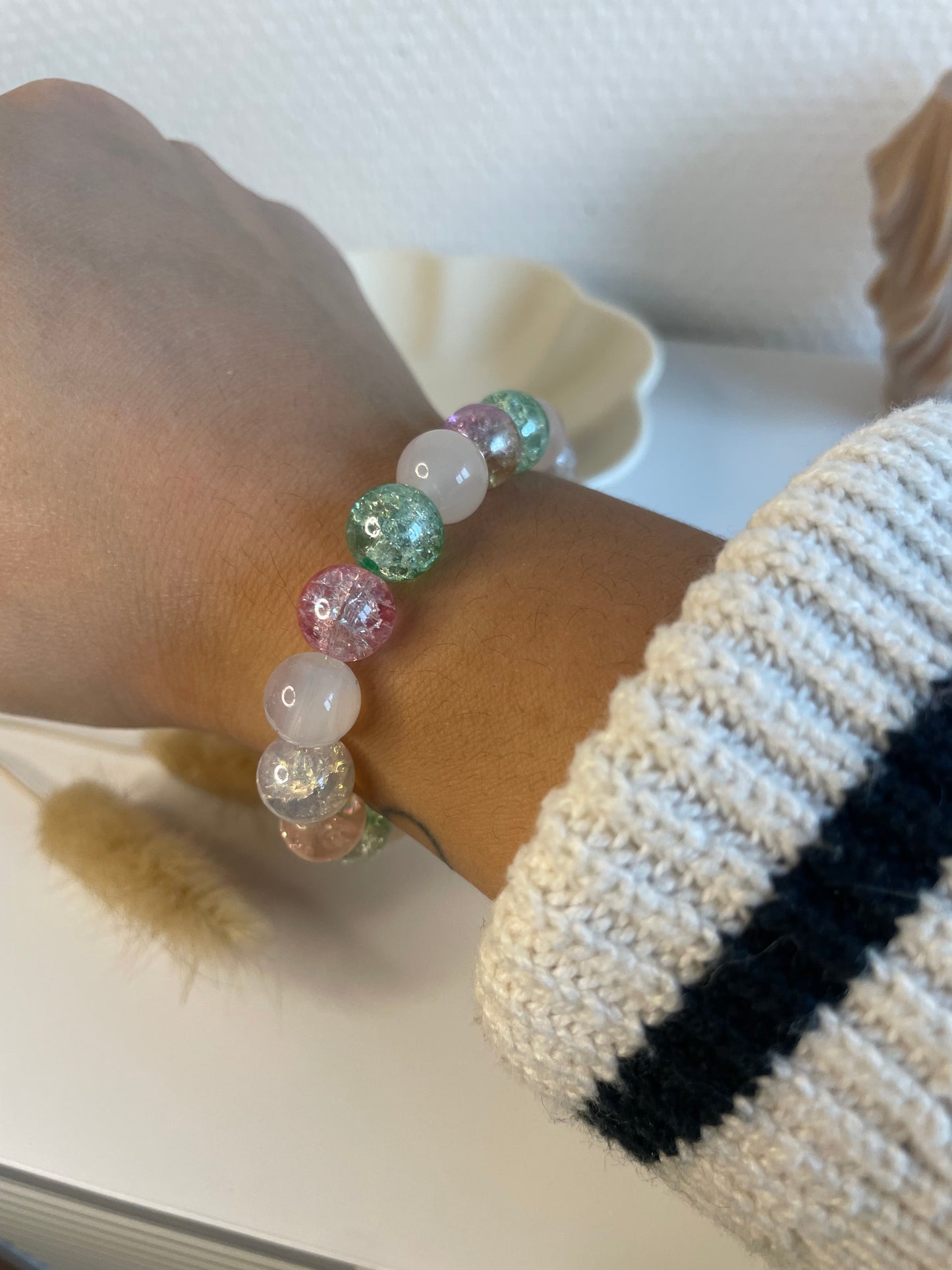 Justine I Bracelet perles colorées