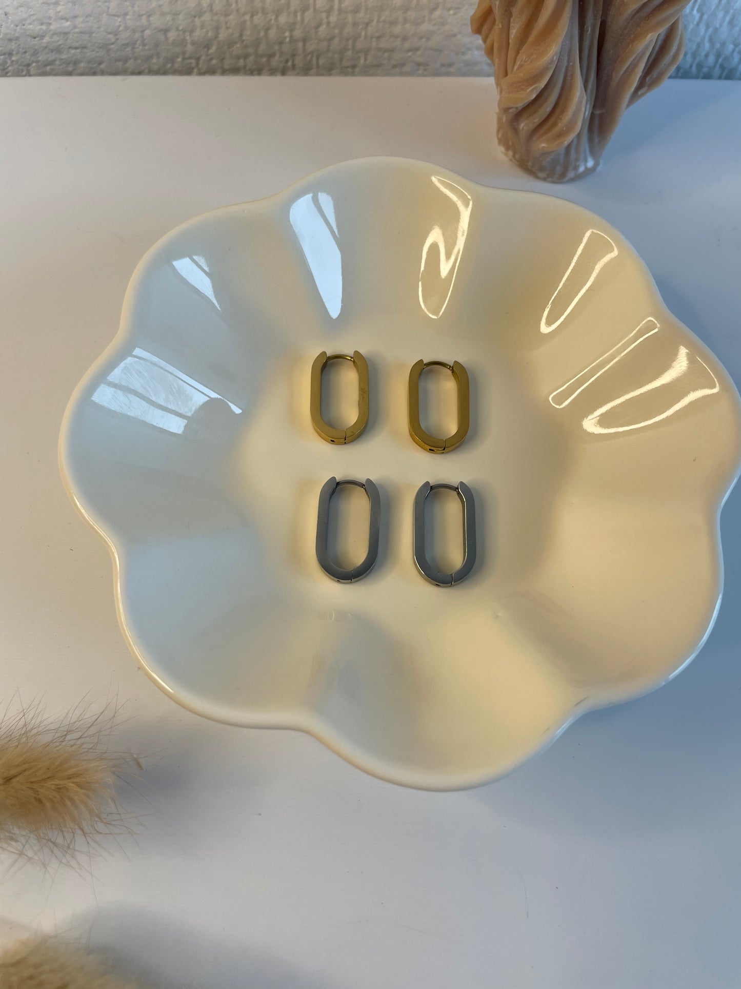 Claire I créoles rectangle