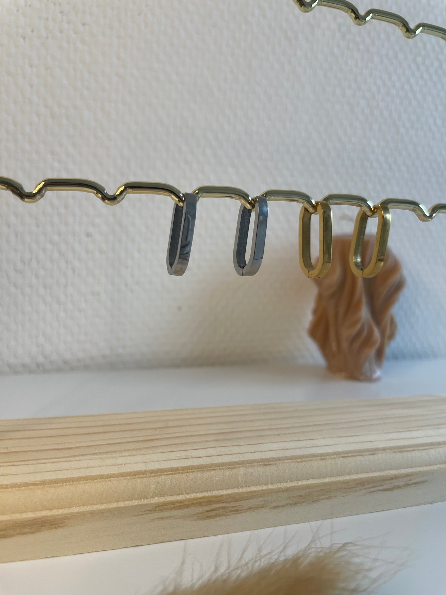 Claire I créoles rectangle