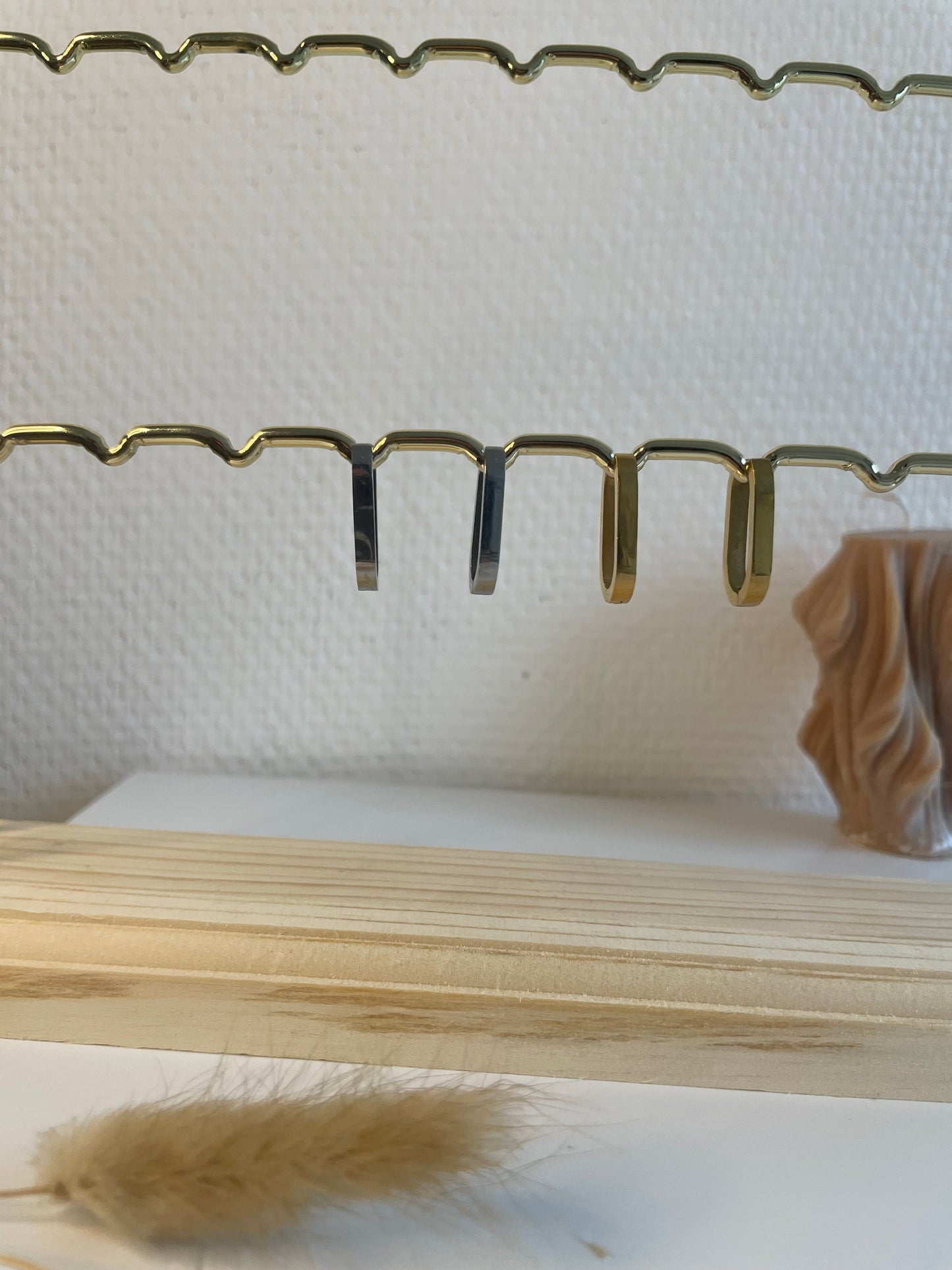 Claire I créoles rectangle