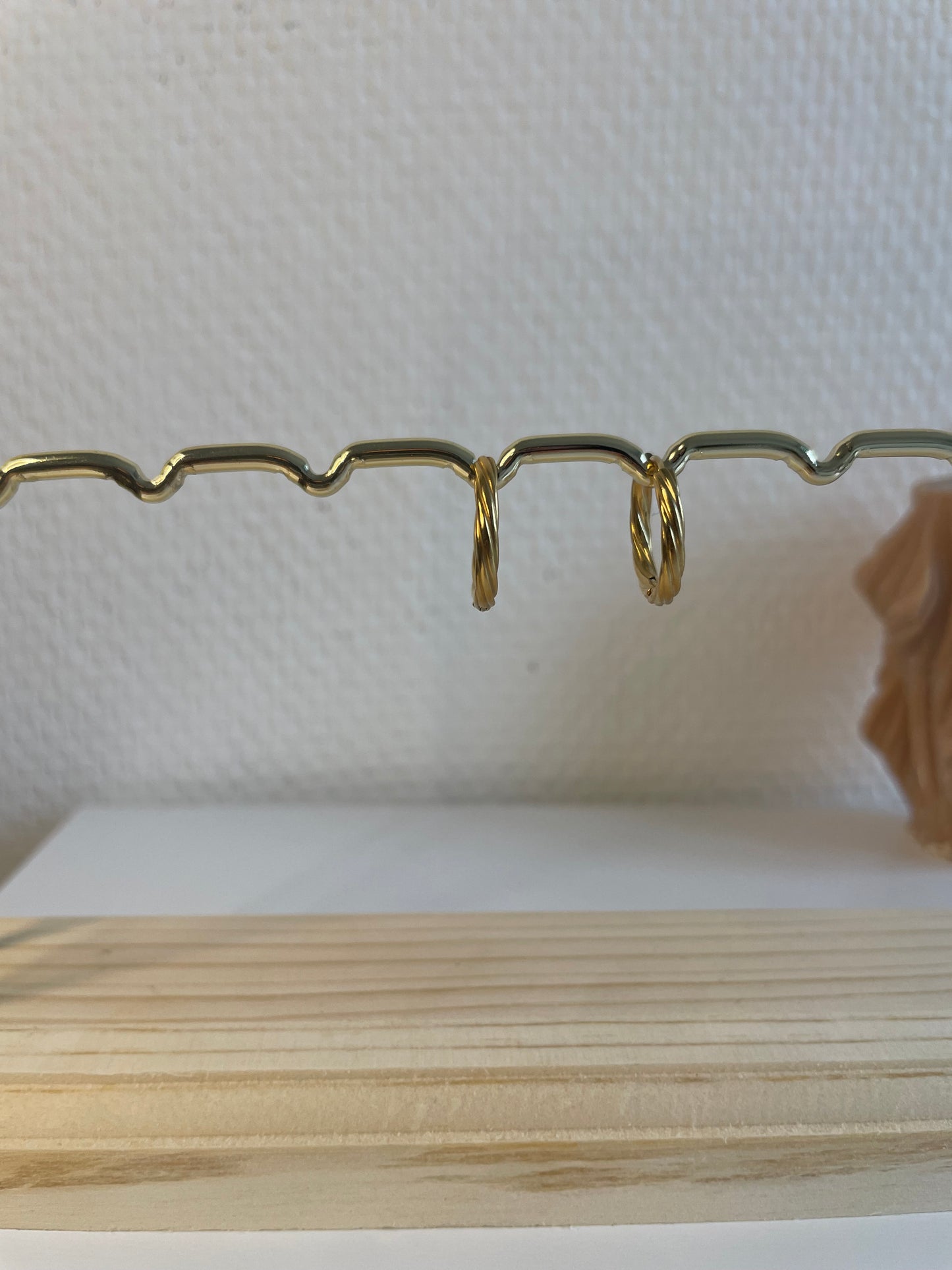 Coralie I créoles torsadées